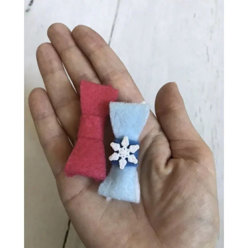 Small Shop Felt Frozen Pink Bow Bundle